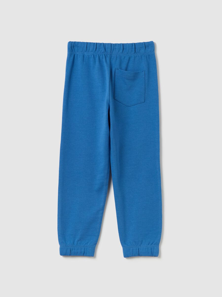 French Terry joggers with drawstring and print_1
