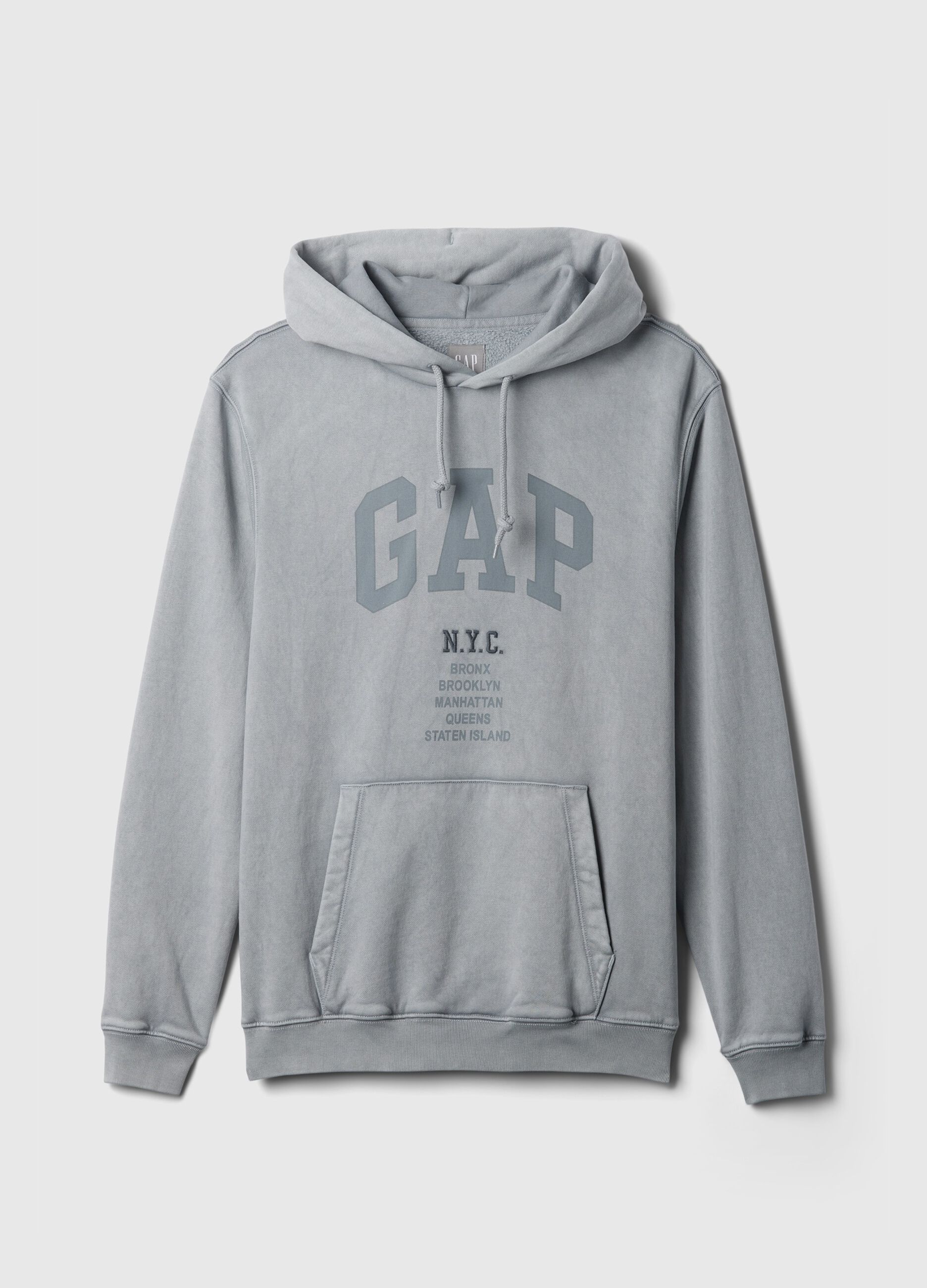Hoodie with printed logo