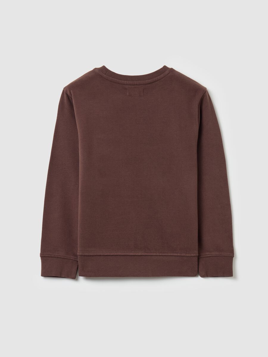 French terry sweatshirt with print_1