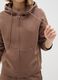 Brown cotton blend regular fit sweatshirt_3