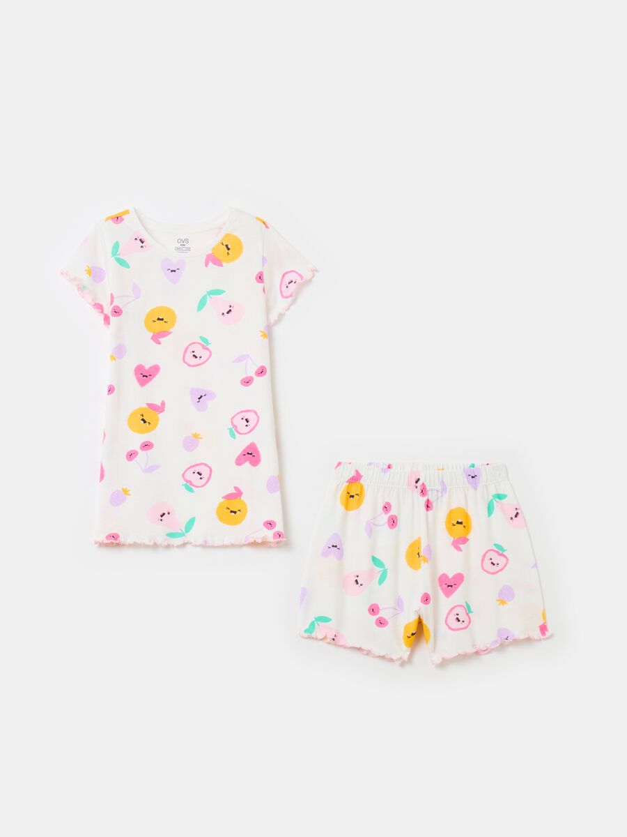 Organic cotton pyjamas with print_0