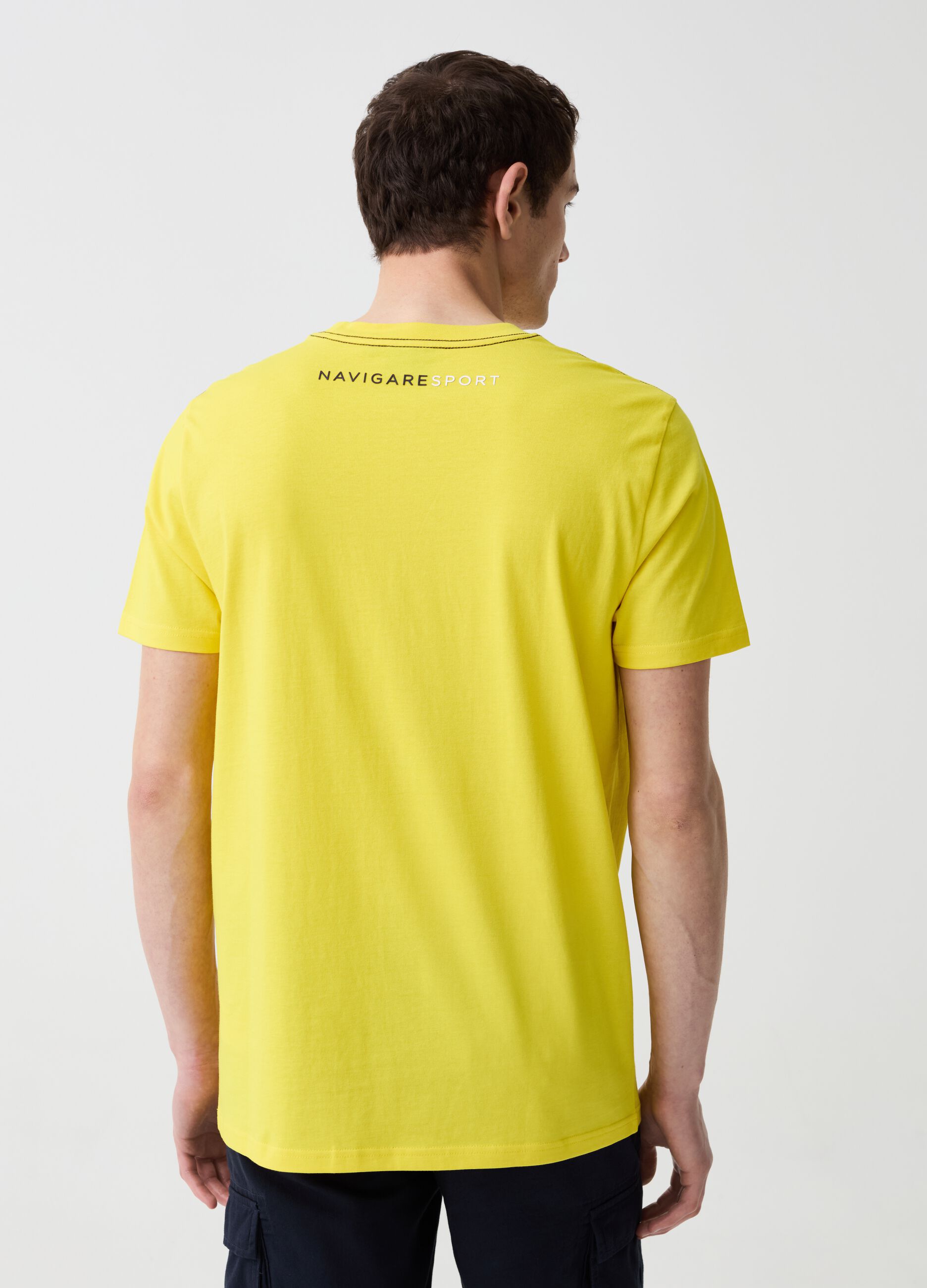 T-shirt with Navigare Sport logo print