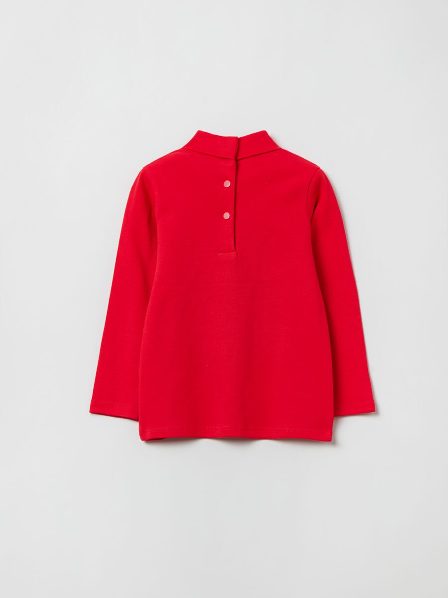 T-shirt maniche lunghe a collo alto_1