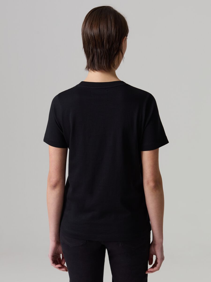 Supima cotton T-shirt with round neck_2