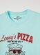 Slub jersey T-shirt with pizza print_5