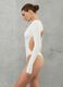 Bodysuit Cut Out White_0