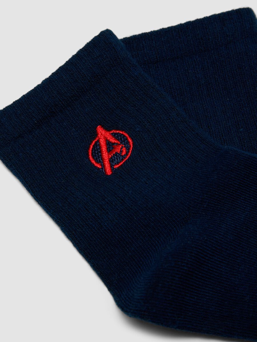 2-pack blue organic cotton tennis socks_1