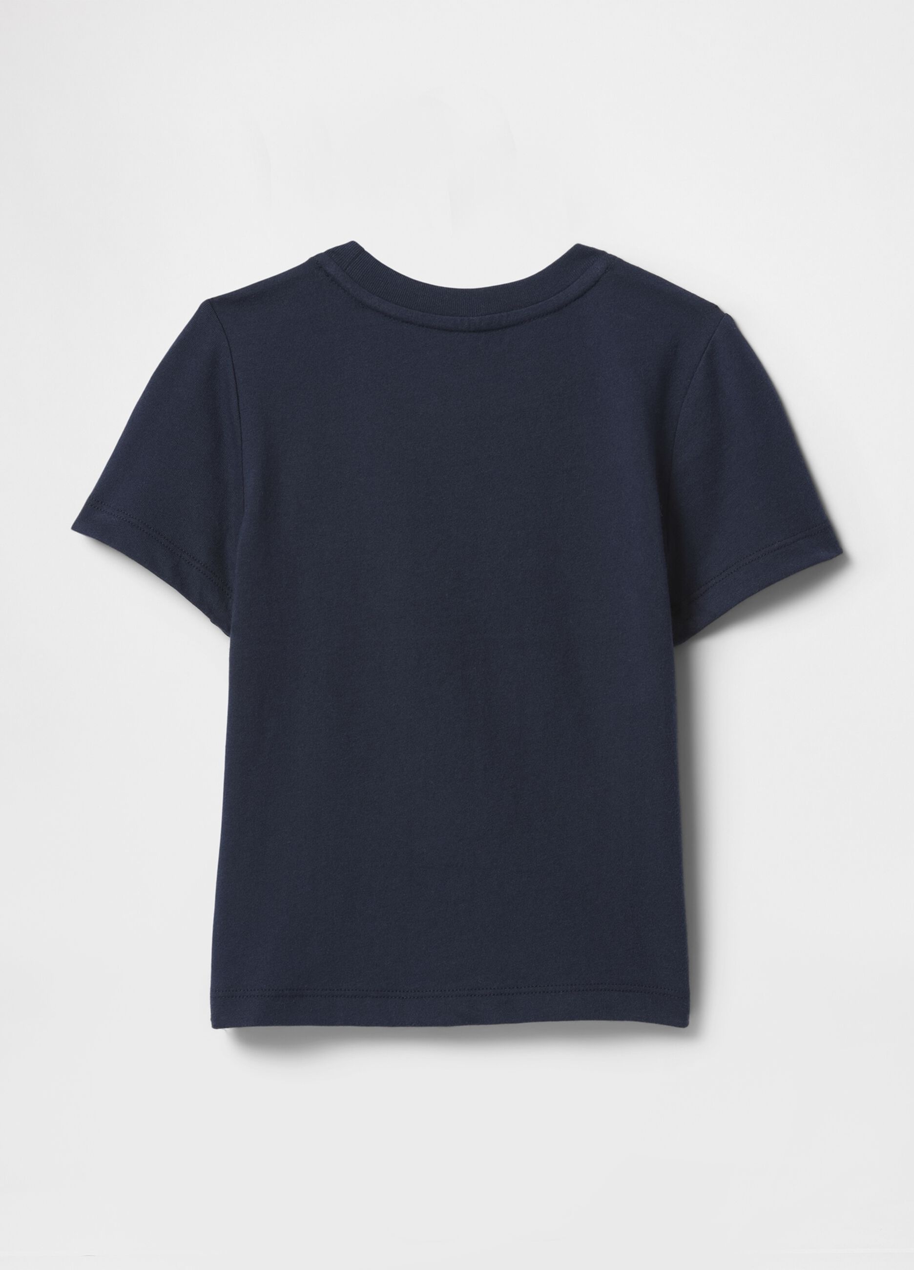 Blue Crew Neck T-shirt with GAP Pocket
