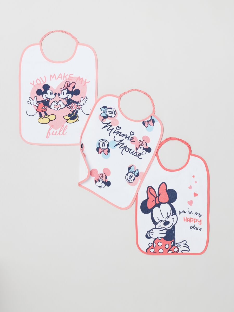 Tripack bavette stampa Minnie e Topolino_1