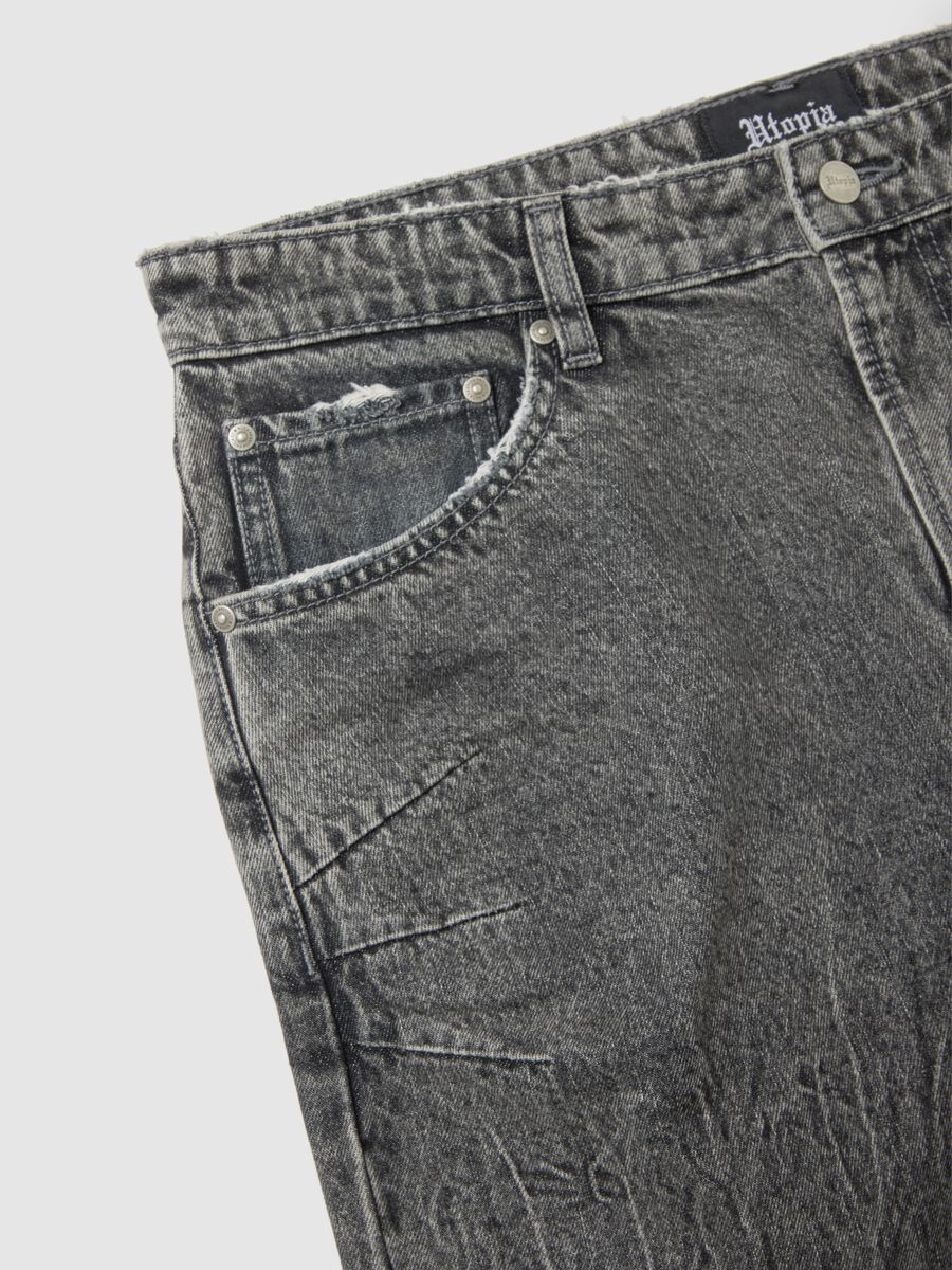 Bootcut Denim Washed Grey_7