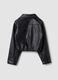 Black Oversized Faux Leather Jacket_7