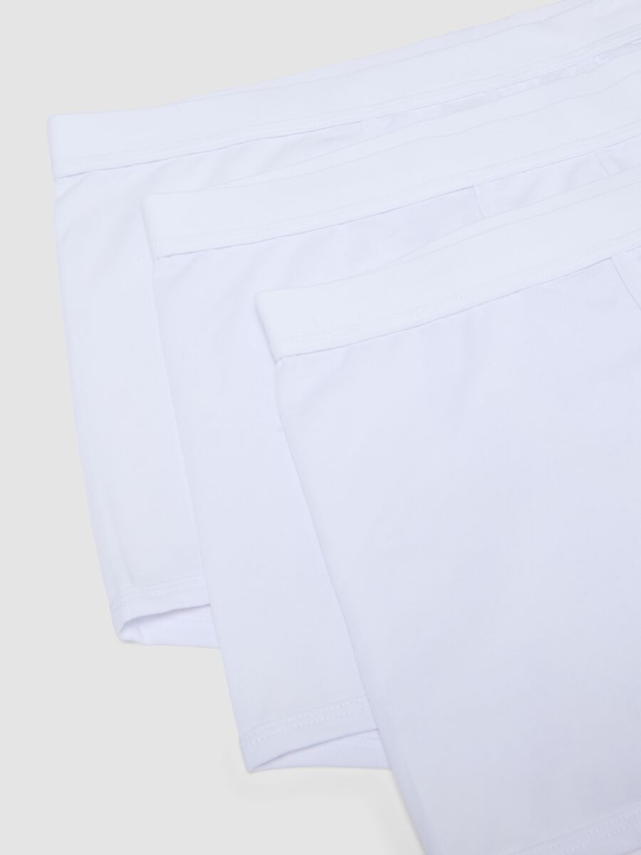 3-pack white stretch cotton boxers, regular fit_1