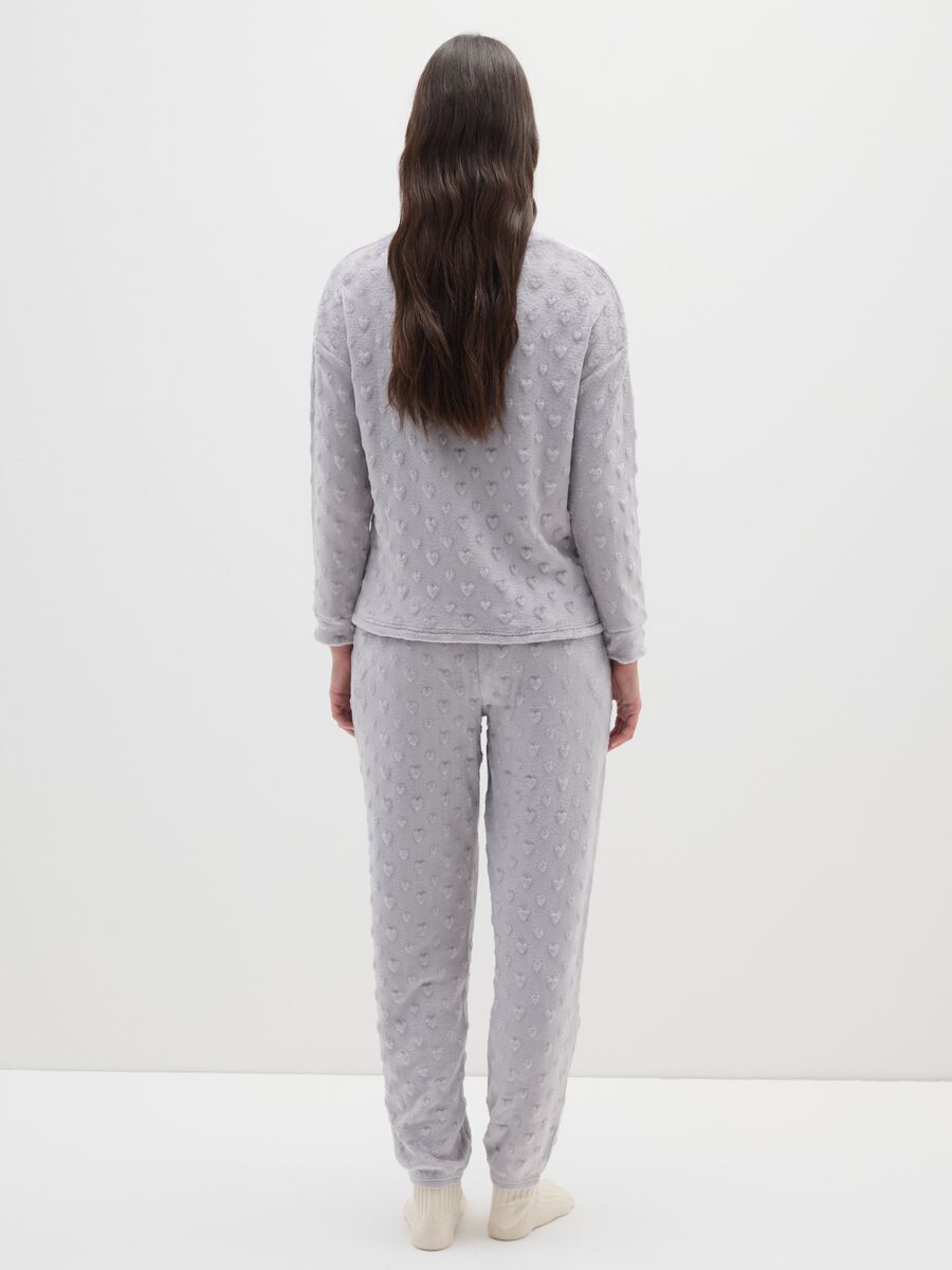 Grey regular fit pyjamas_2