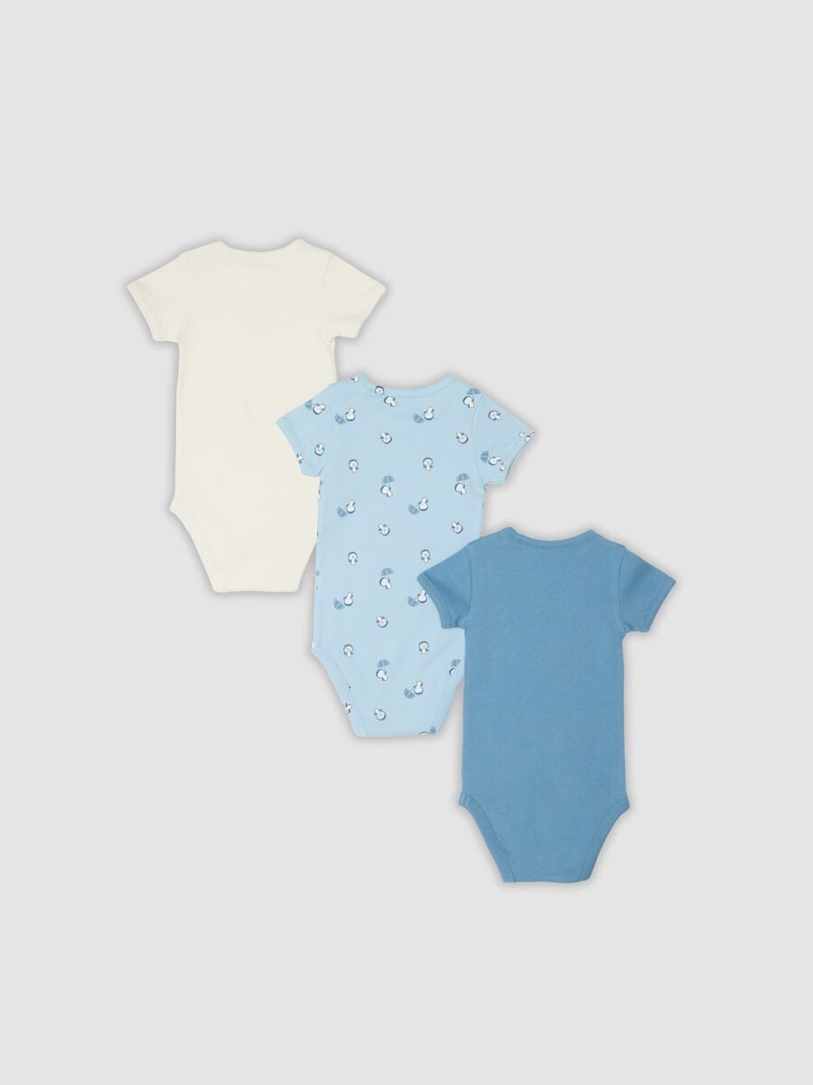 Multicolour organic cotton baby bodysuit 3-pack_1