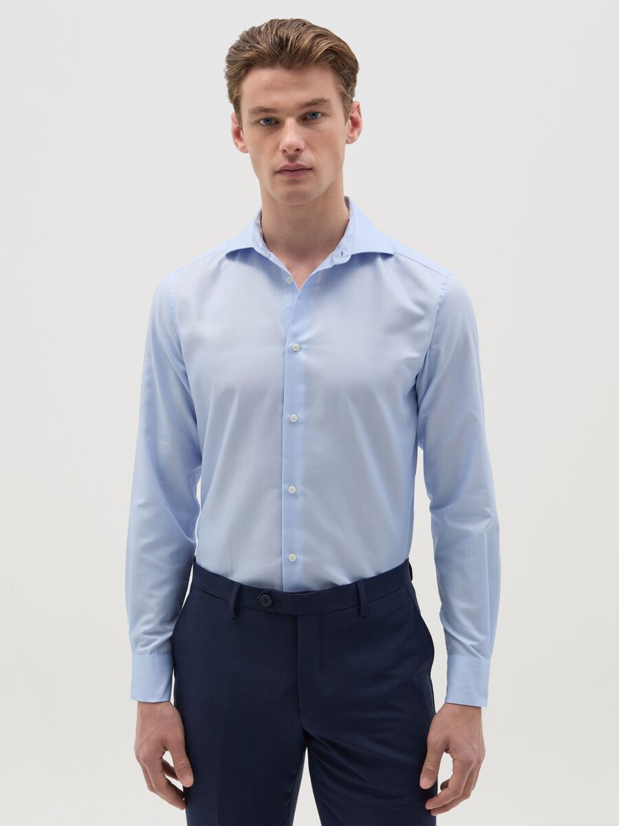 Slim-fit easy-iron shirt_0
