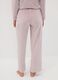 Purple star-print stretch pyjama trousers_3
