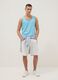 Light Blue Pure Cotton Vest Top_1