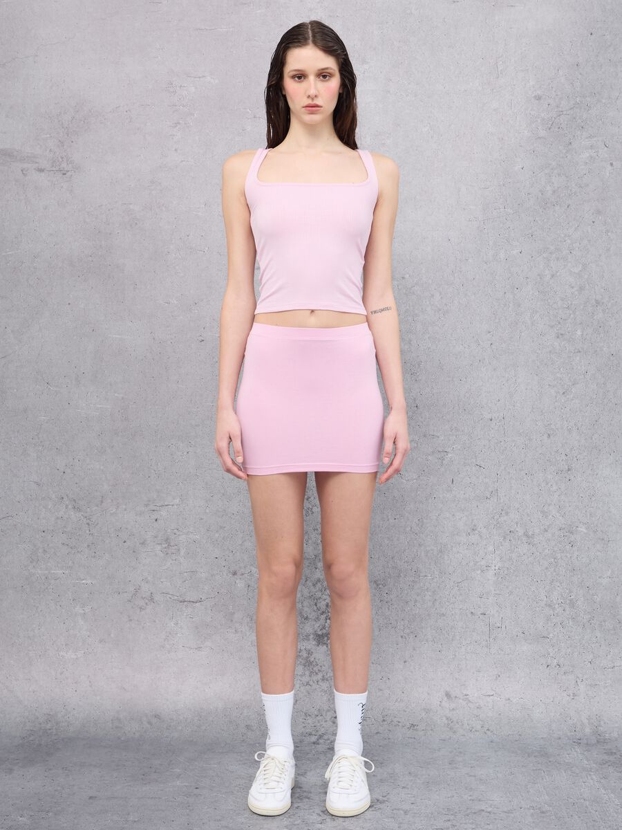 Square Neck Pink Tank Top_3