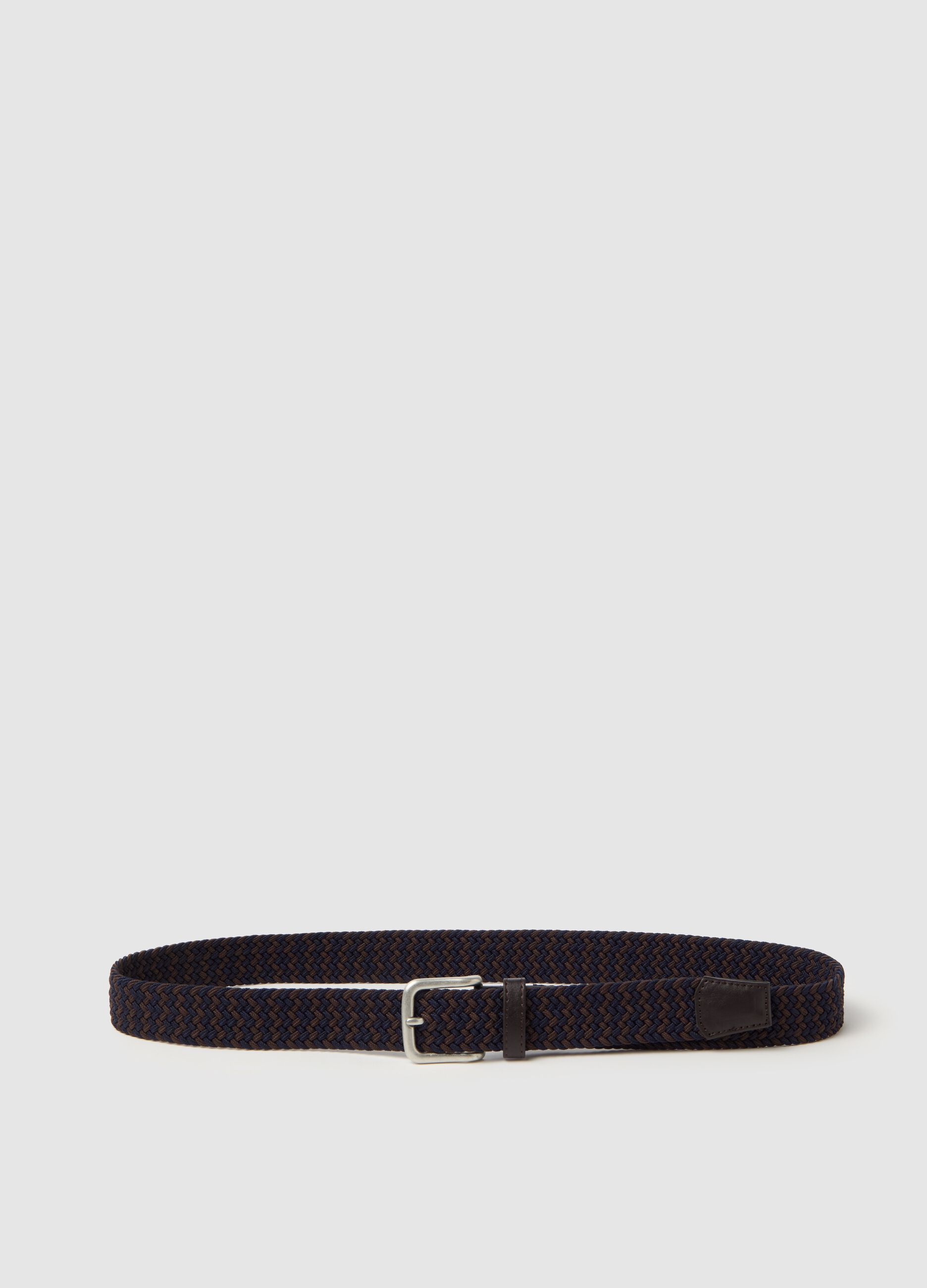 Two-tone woven belt