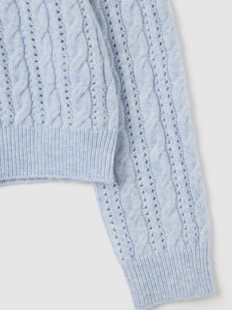Maglione azzurro regular fit_1