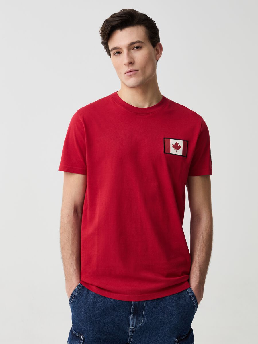 T-shirt with Canada Trail print and patch_0