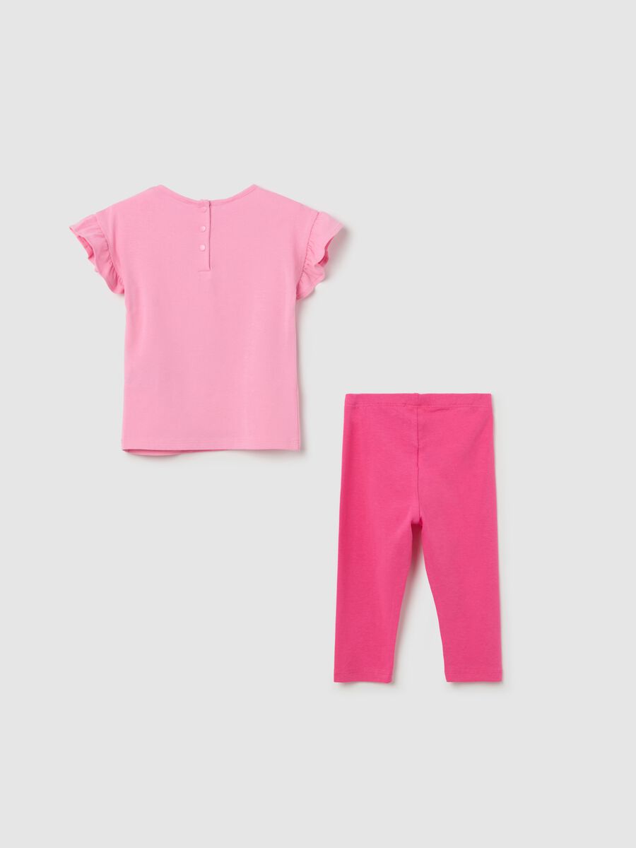 Jogging set with Hello Kitty and My Melody glitter print_1