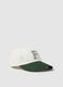 Multicoloured pure cotton baseball cap with embroidered P_0