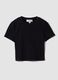 Black ribbed fitted stretch-cotton T-shirt_4