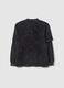 Boys' black long sleeve t-shirt in pure cotton_1