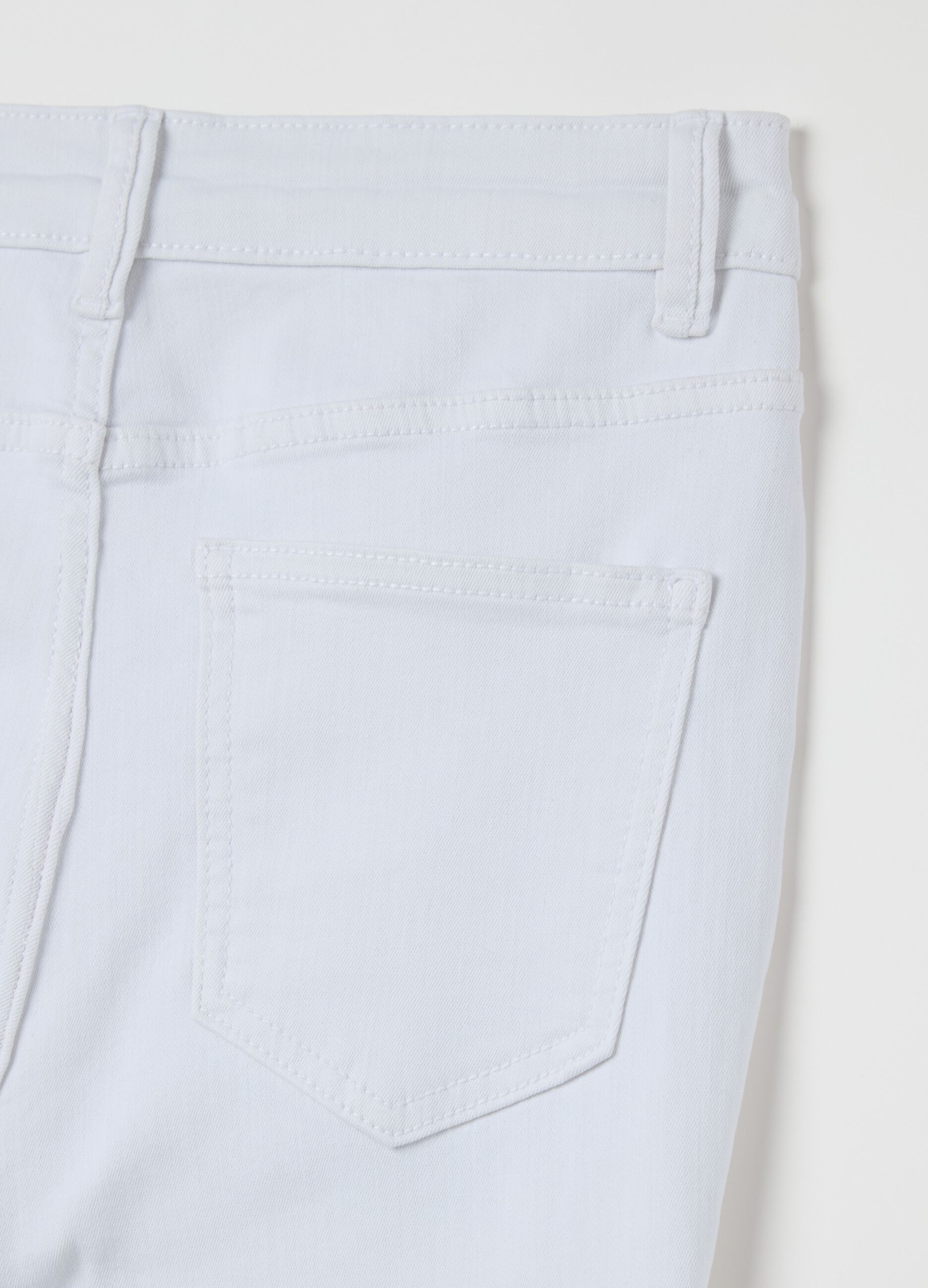 Skinny-fit high rise jeans