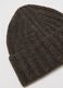 Brown Wool Mix Beanie_2