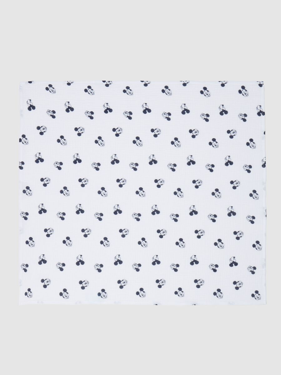 Muslin blanket with Mickey Mouse print_0