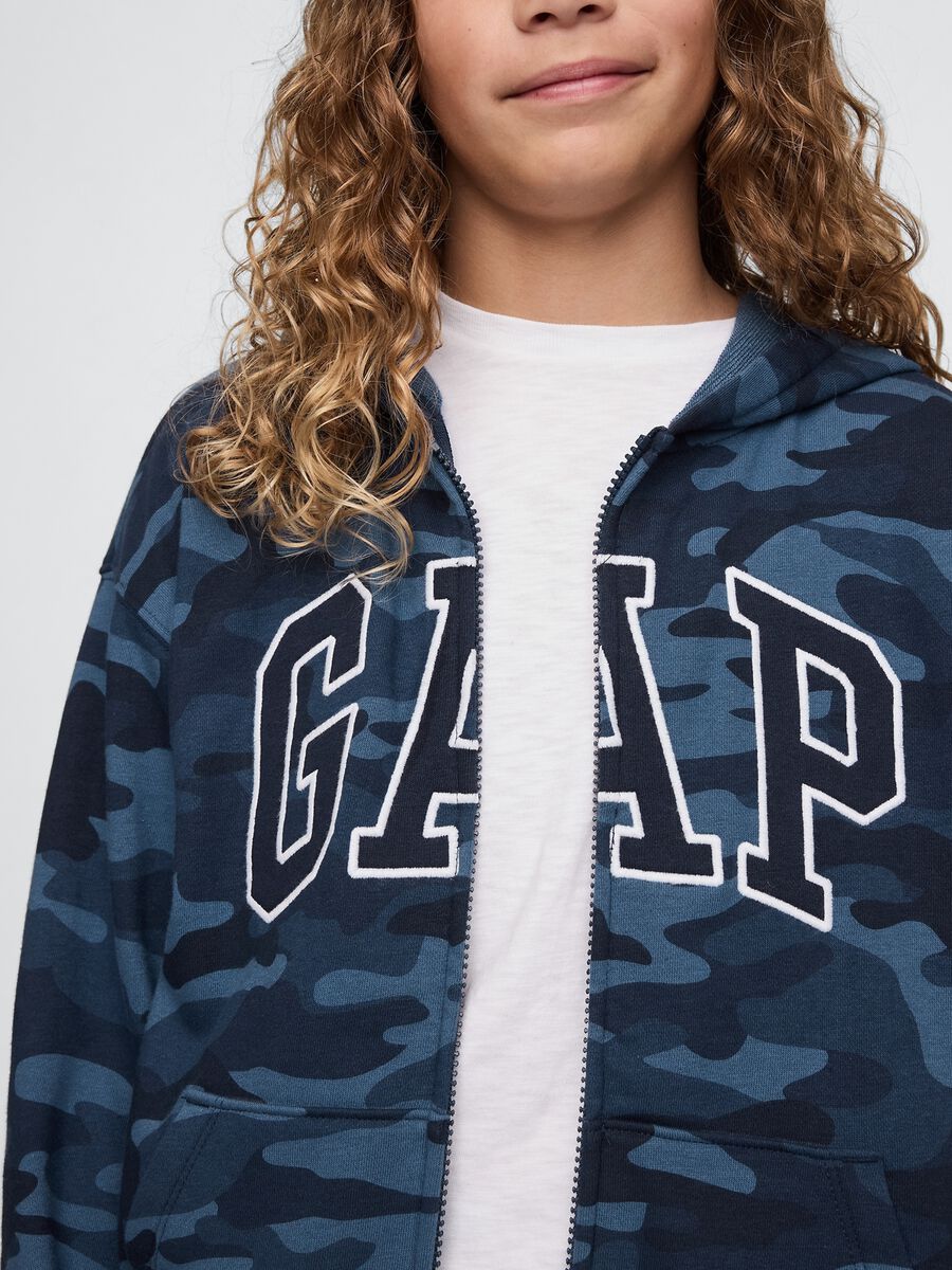 Cotton-blend full-zip hoodie_3