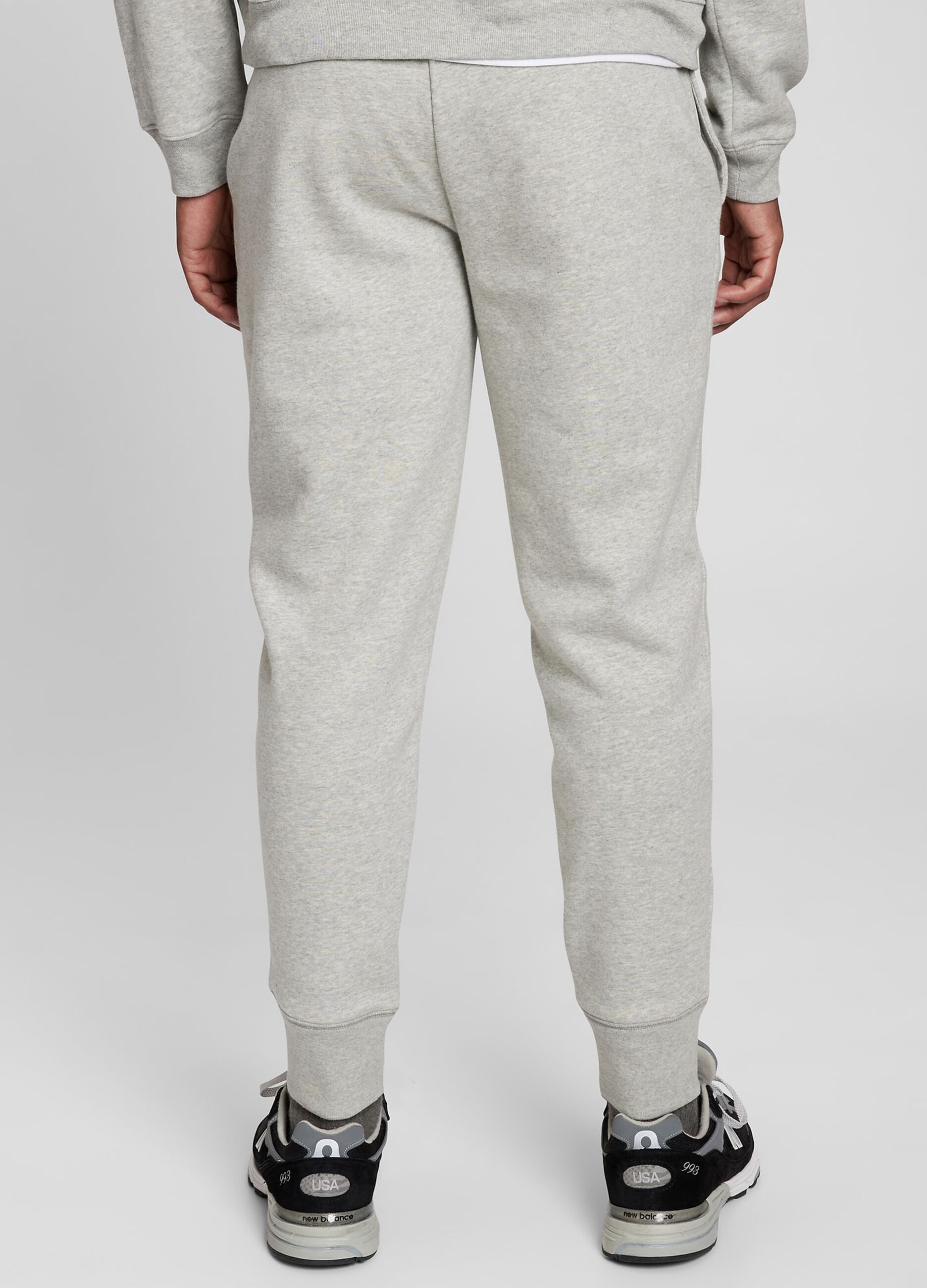Two-pack plush joggers with embroidered logo