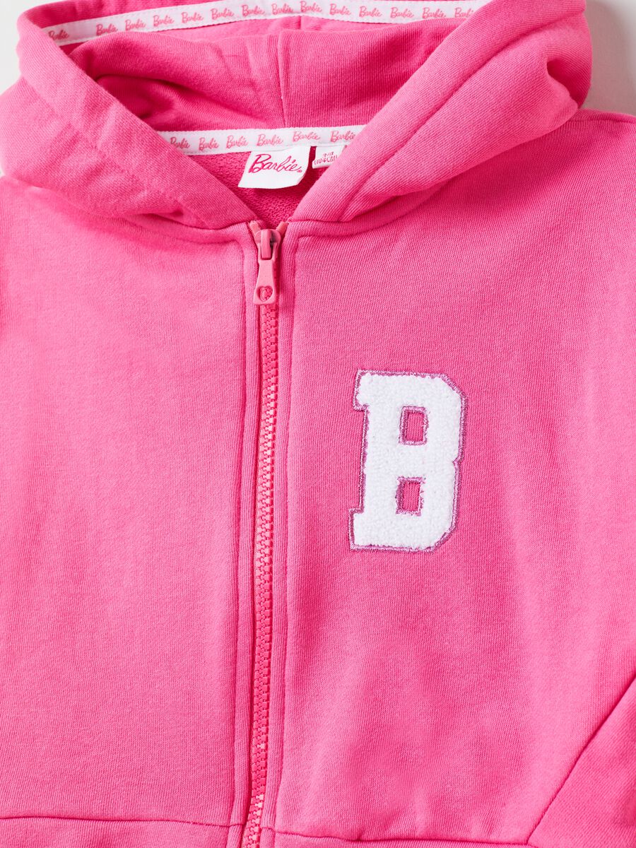 Full-zip in cotone con cappuccio Barbie™_2