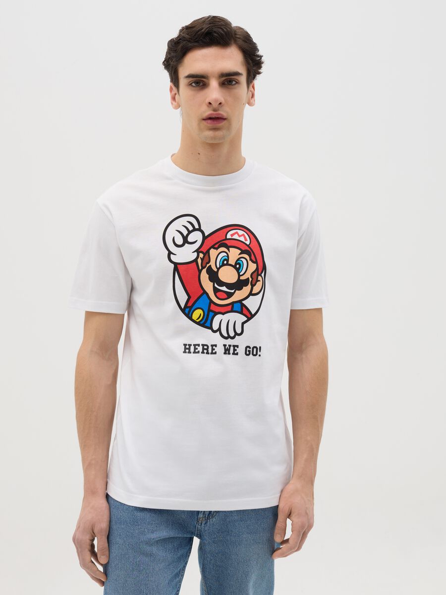 Cotton T-shirt with Super Mario™ print_0