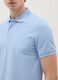 Sky Blue Short Sleeve Polo Shirt in Pure Cotton Regular Fit_3