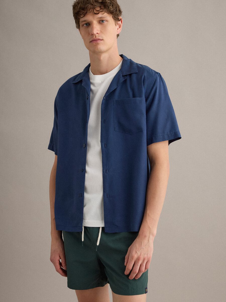 Boxer da mare verdi con vita elasticizzata e coulisse_1