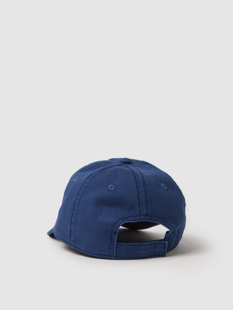 Blue pure cotton kid's regular fit hat_1