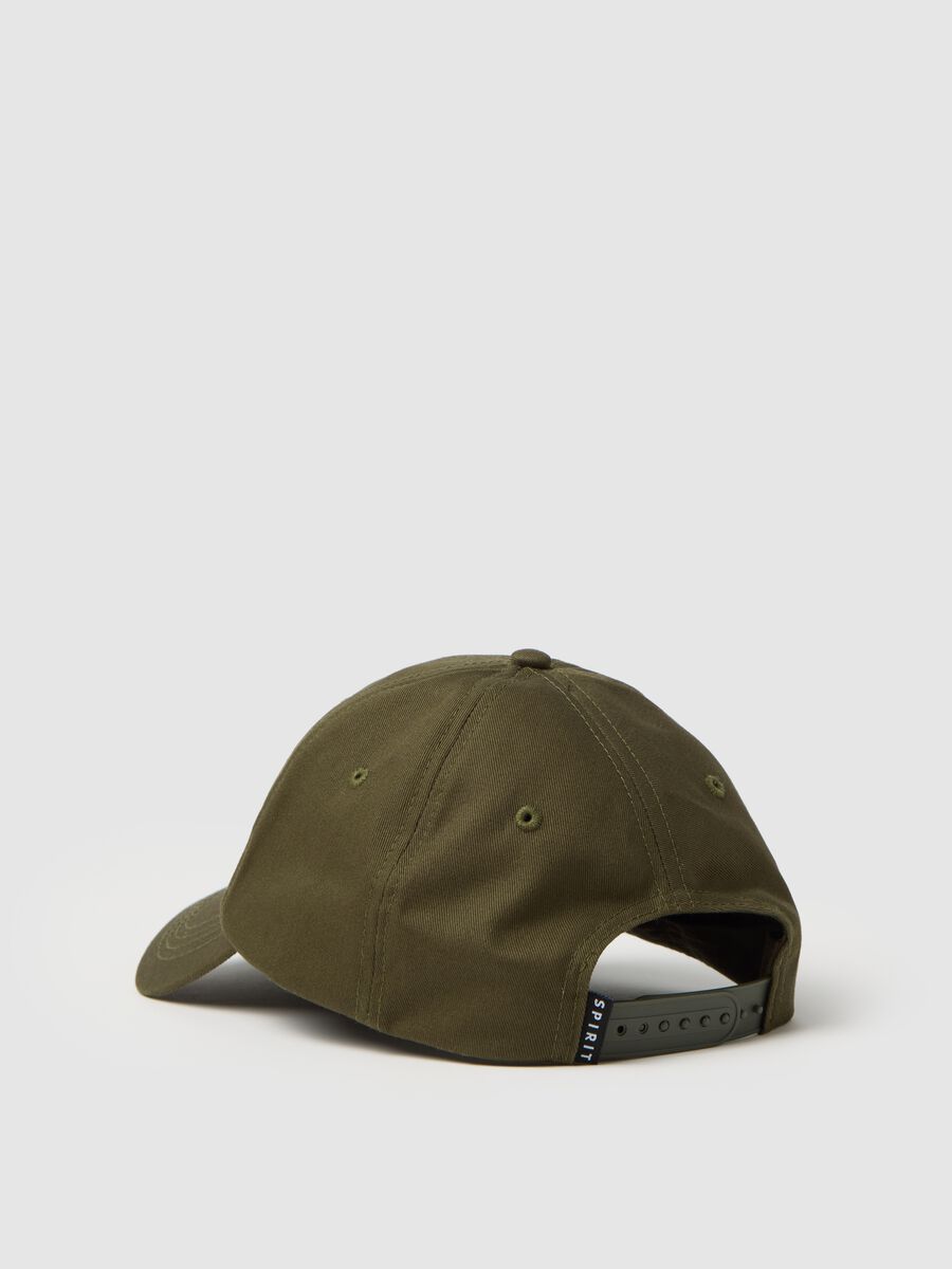 Men's green pure cotton cap with Jeep logo_1