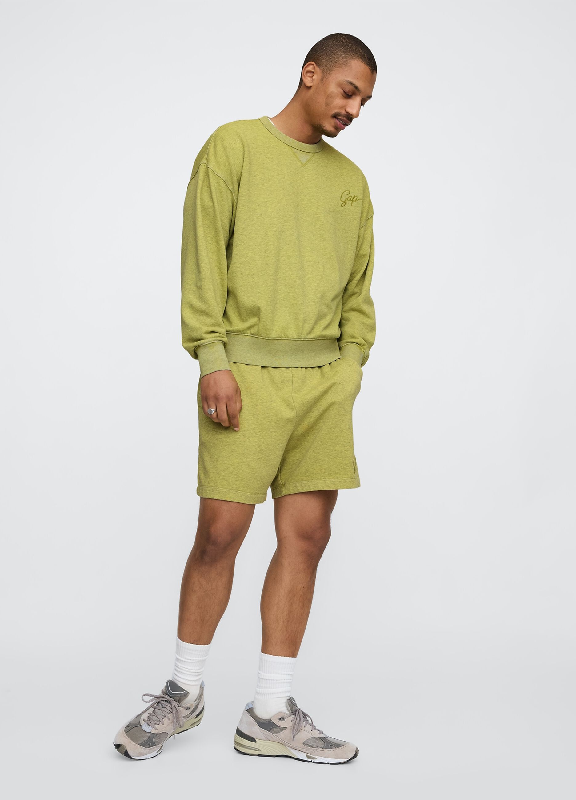 Green Gap cotton blend shorts