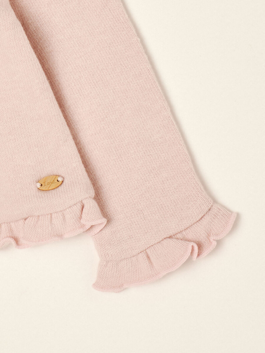 Pink cotton and stretch viscose sweatshirt, regular fit_1