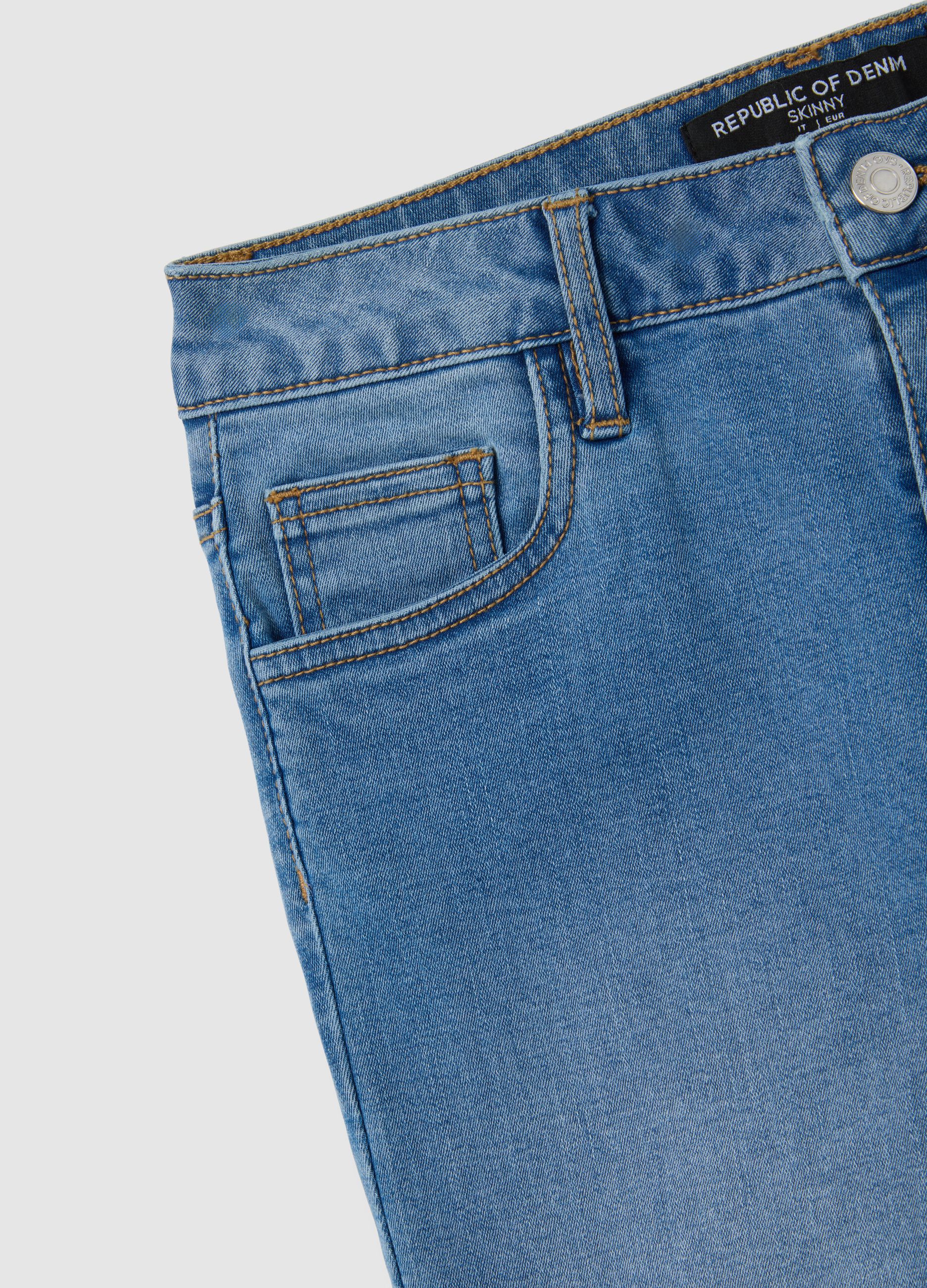 Women's Skinny Fit Black Denim Jeans