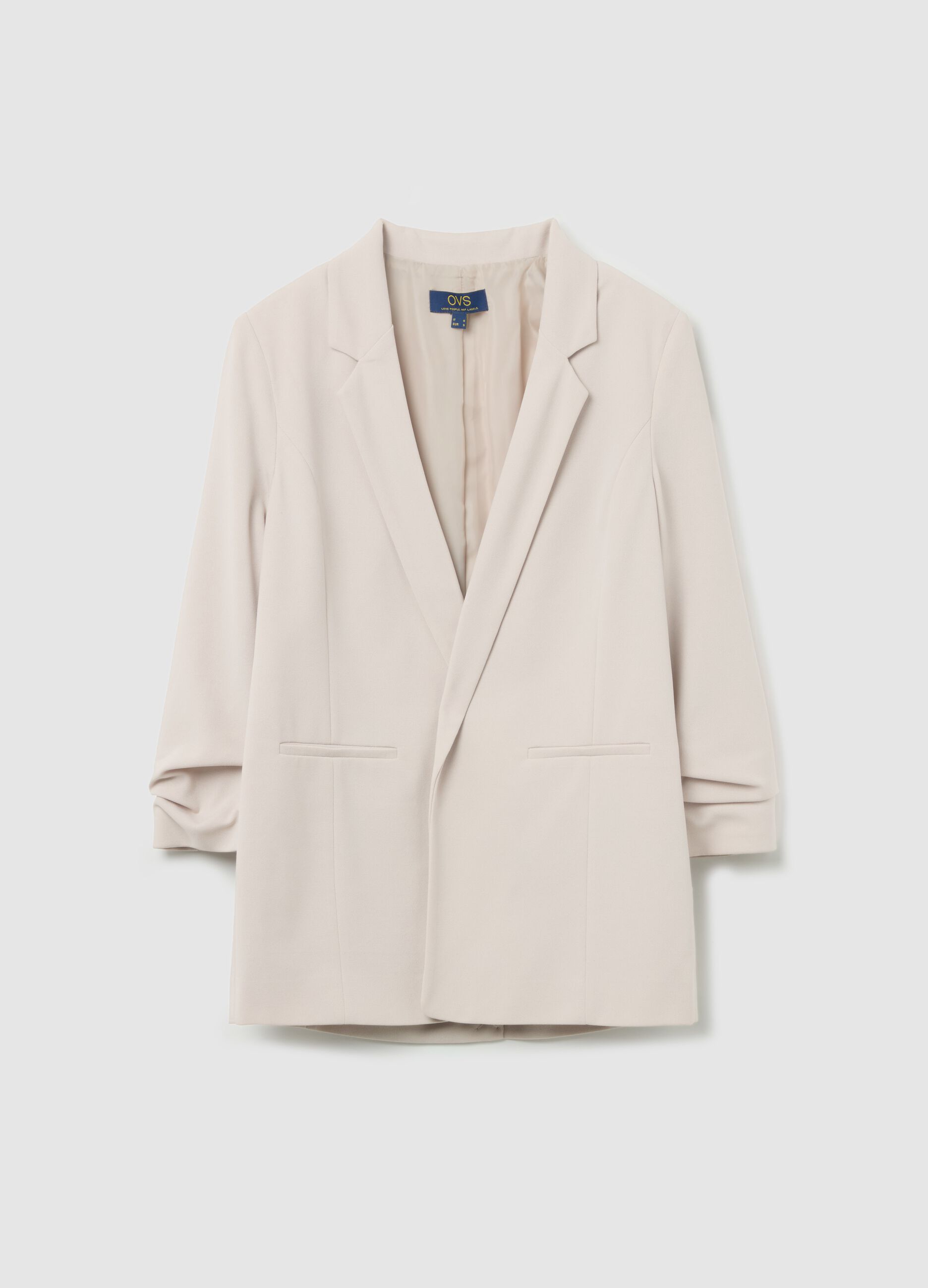 Blazer con maniche a tre quarti