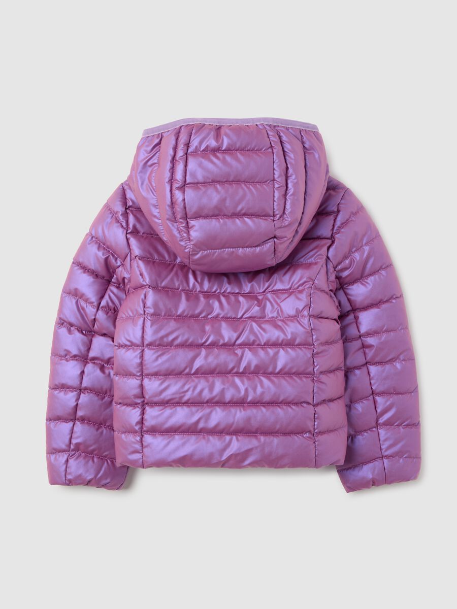 Purple Hooded Jacket for Girls_1