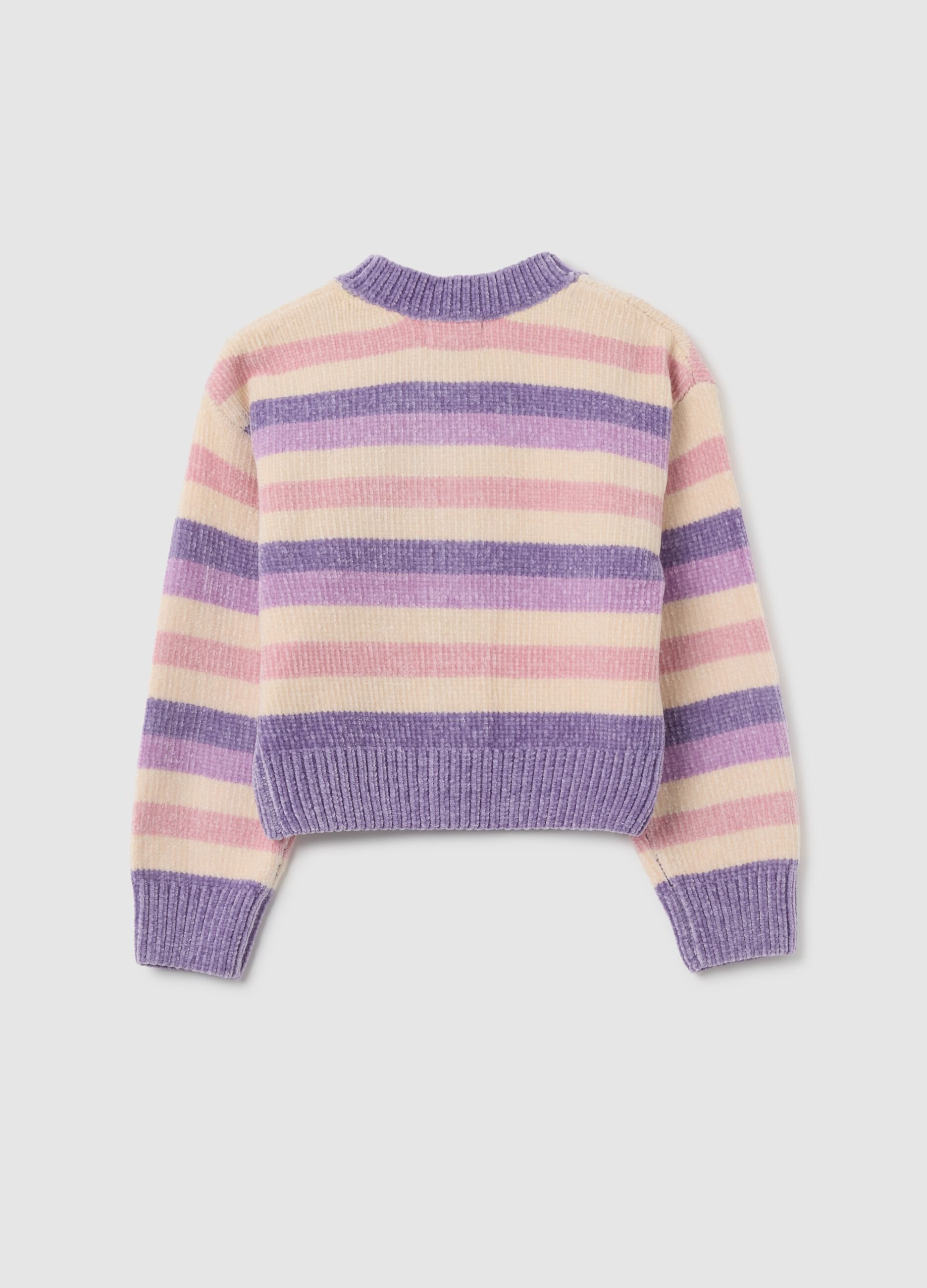 Multicolor regular fit girls' cardigan
