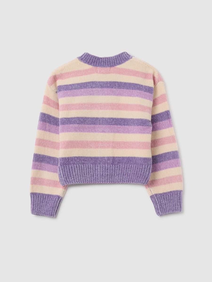 Multicolor regular fit girls' cardigan_1