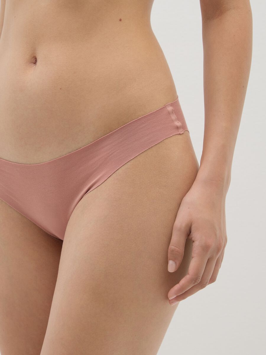Brown Cotton Regular Fit Briefs_3
