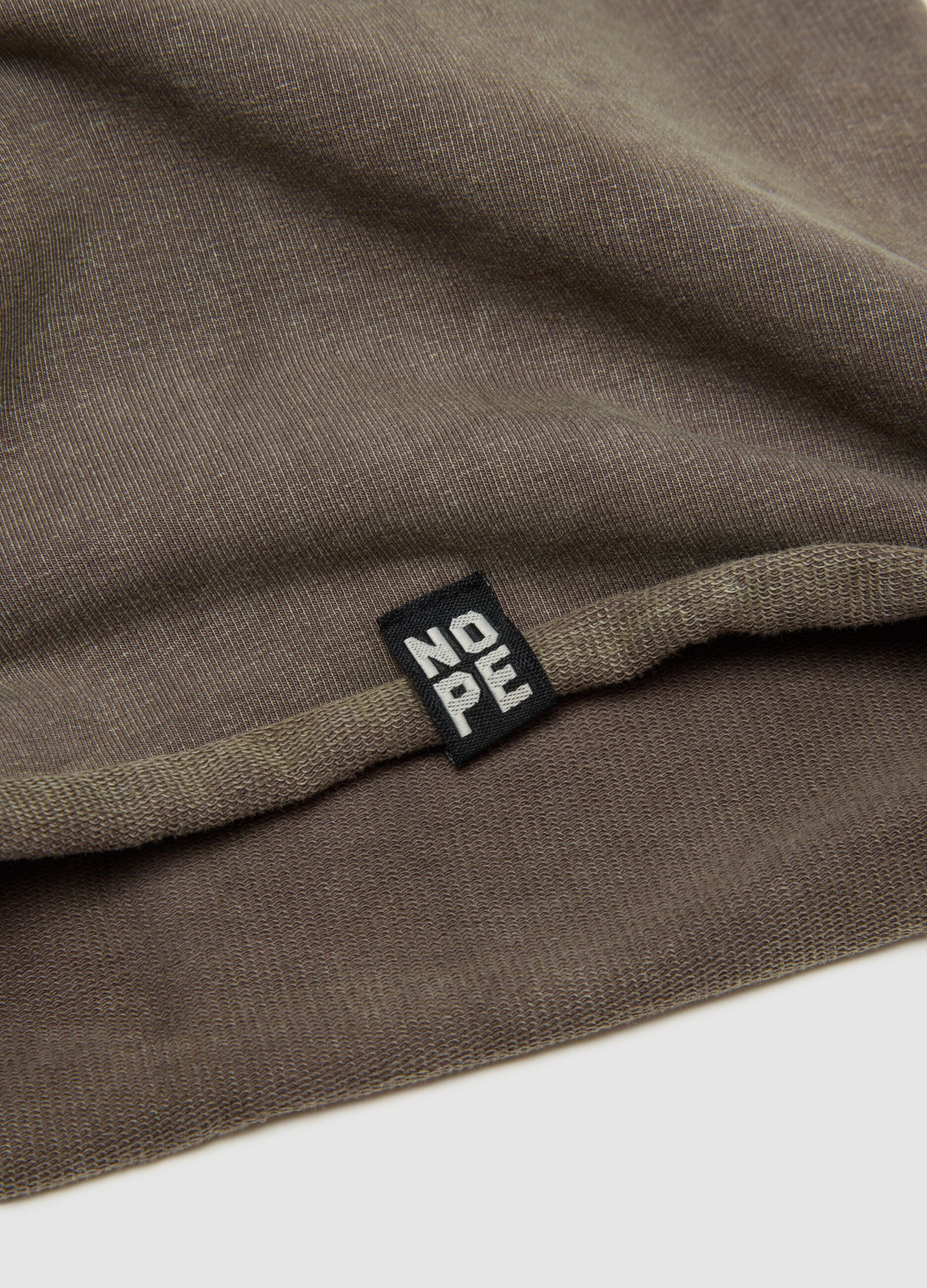 Brown Stretch Cotton Boys' Hat