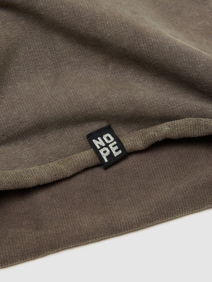 Brown Stretch Cotton Boys' Hat_1